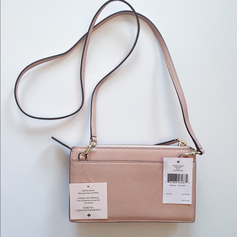 NWT KATE SPADE JACKSON ROSY CHEEKS CROSSBODY BAG - Picture 5 of 11